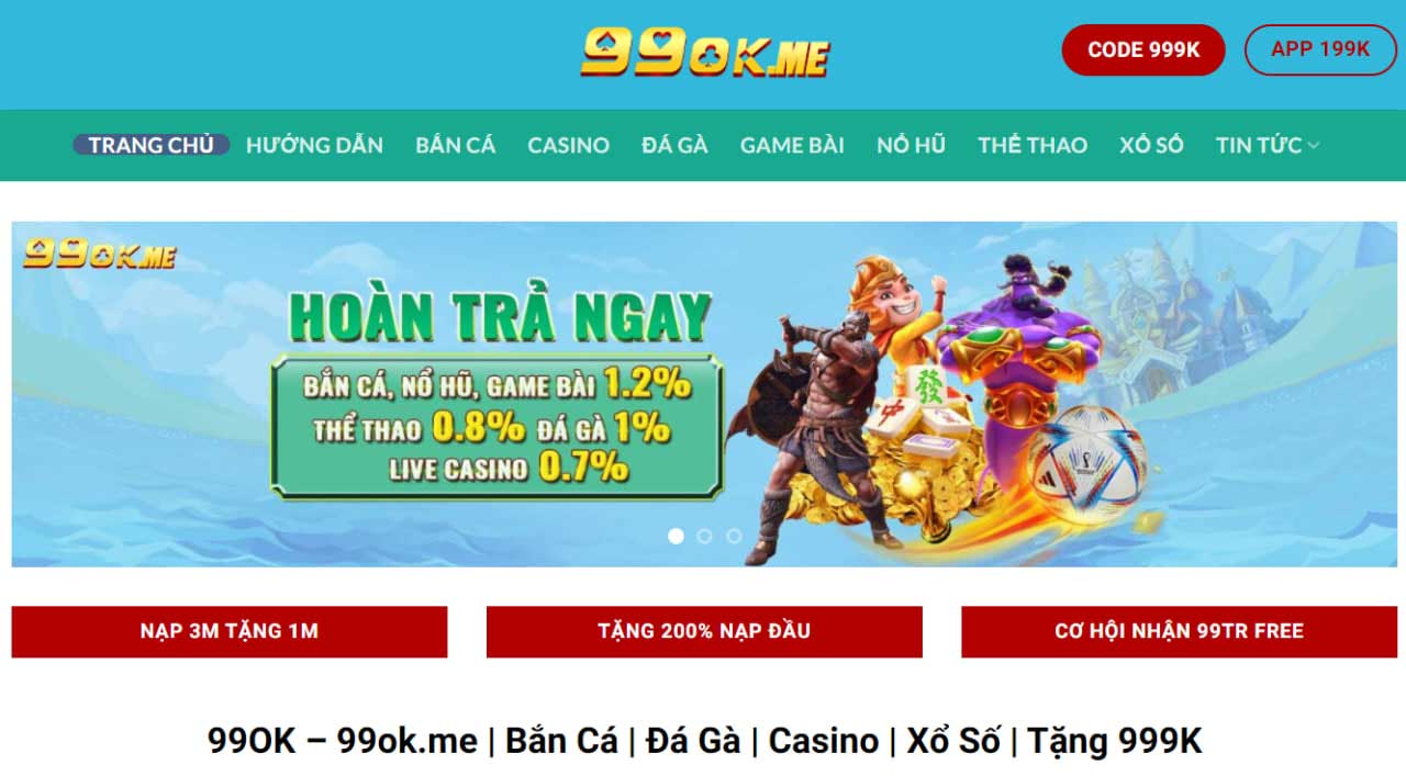 link trang chủ nhà cái 99ok